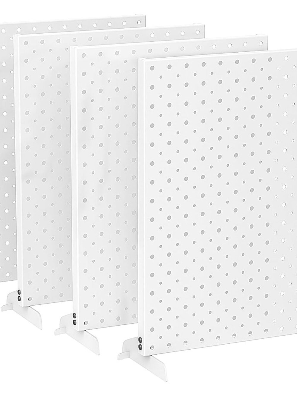 Metal Pegboard Display Stand, Freestanding Tabletop Pegboard